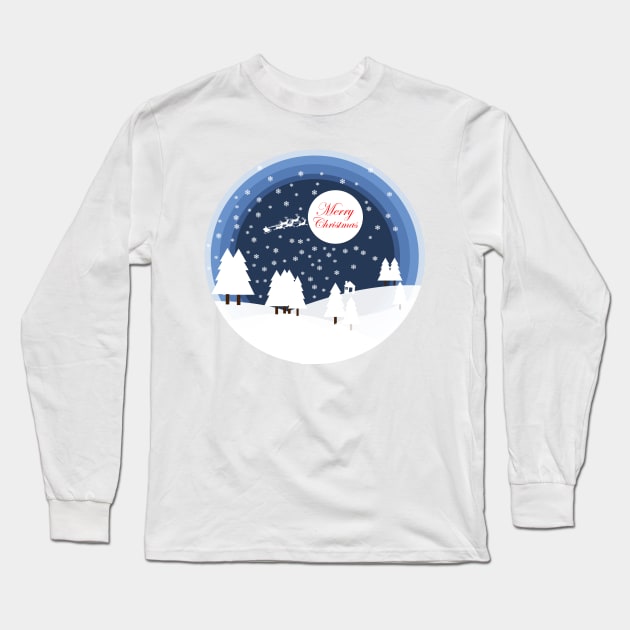 Christmas Santa Claus Special Long Sleeve T-Shirt by satyam012